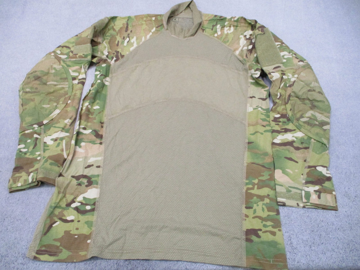 Genuine US Army Combat Shirt Flame Resistant Multicam Size Large ACS Tactical