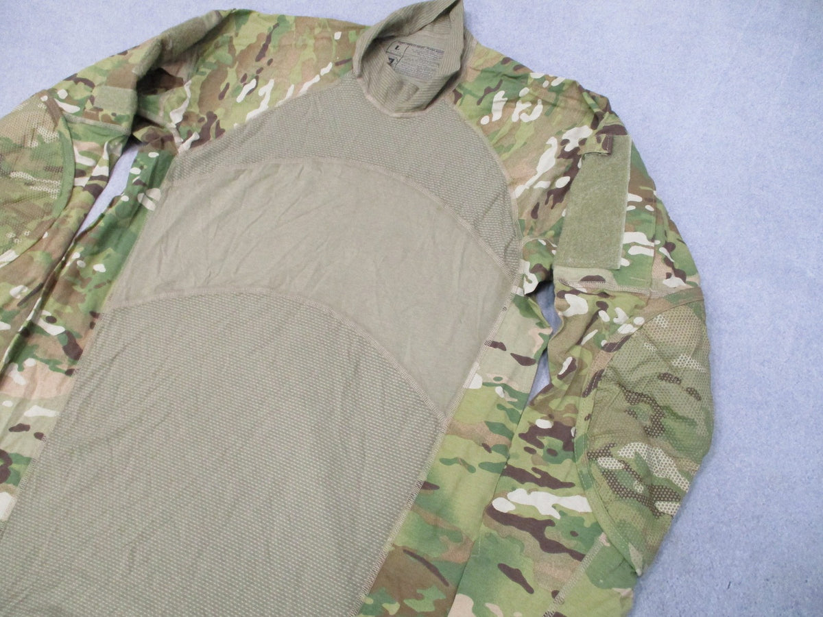 Genuine US Army Combat Shirt Flame Resistant Multicam Size Large ACS Tactical