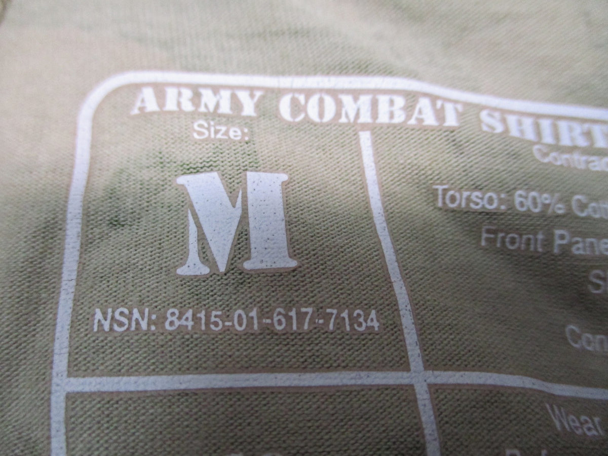 US Army Combat Shirt Flame Resistant Multicam Size Medium 1/4 Zipper OCP Used