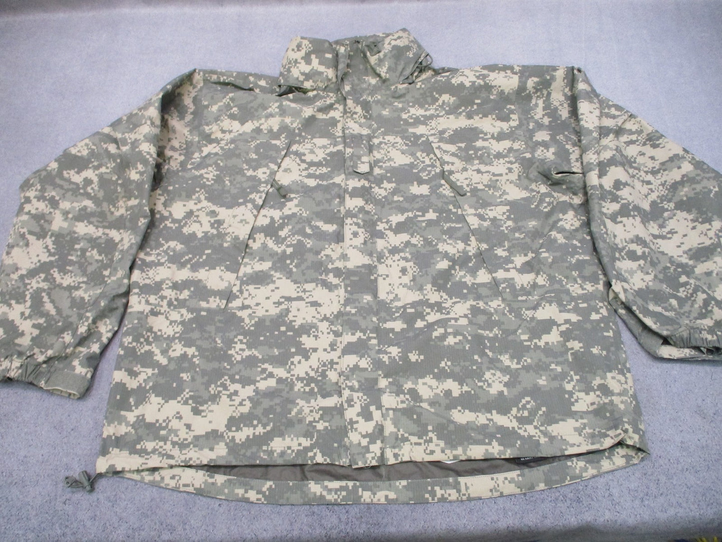 USGI ECWCS Gen III Level 6 Rain Jacket Parka UCP ACU Digital Large Long USED