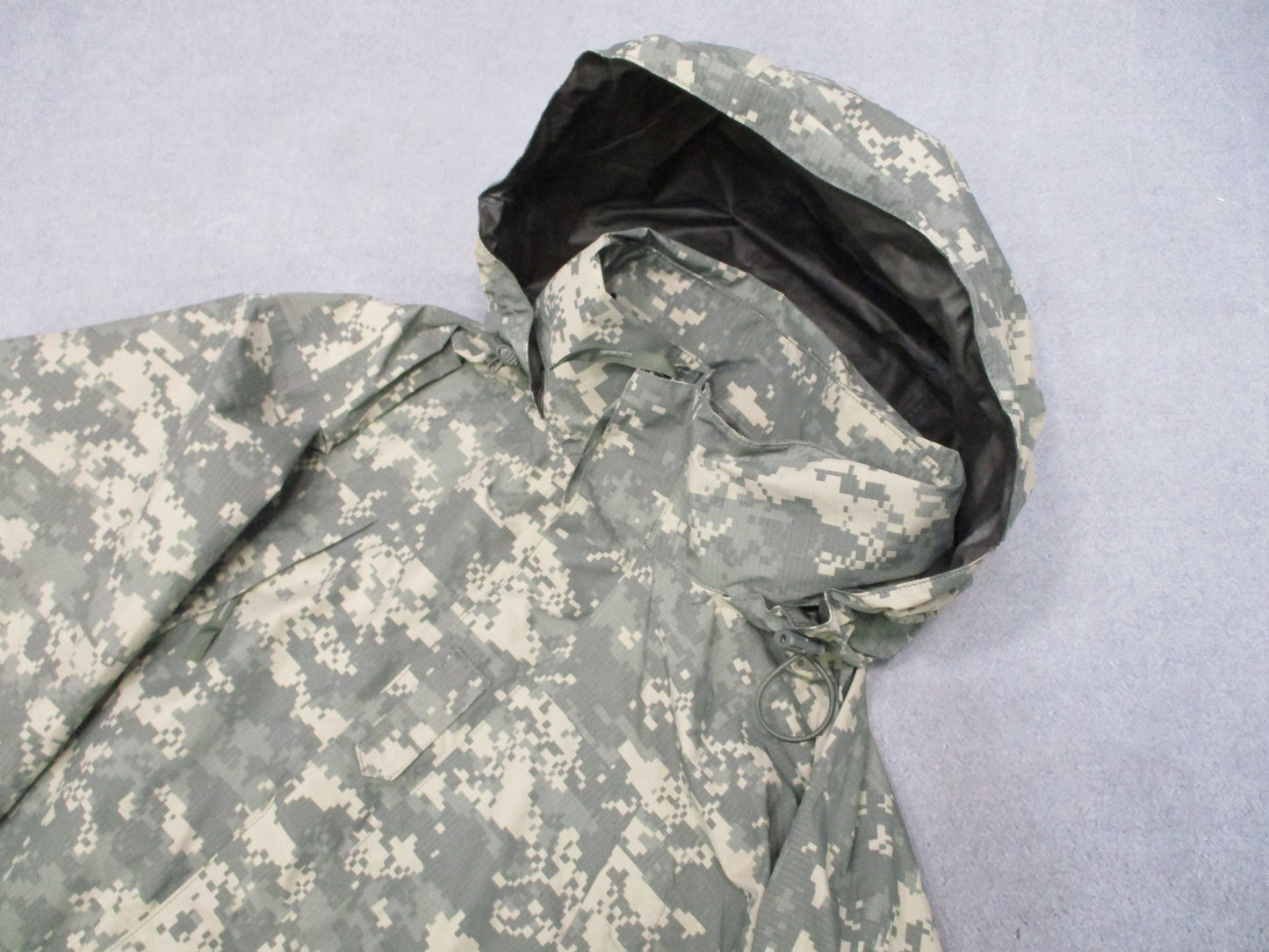 USGI ECWCS Gen III Level 6 Rain Jacket Parka UCP ACU Digital Large Long USED