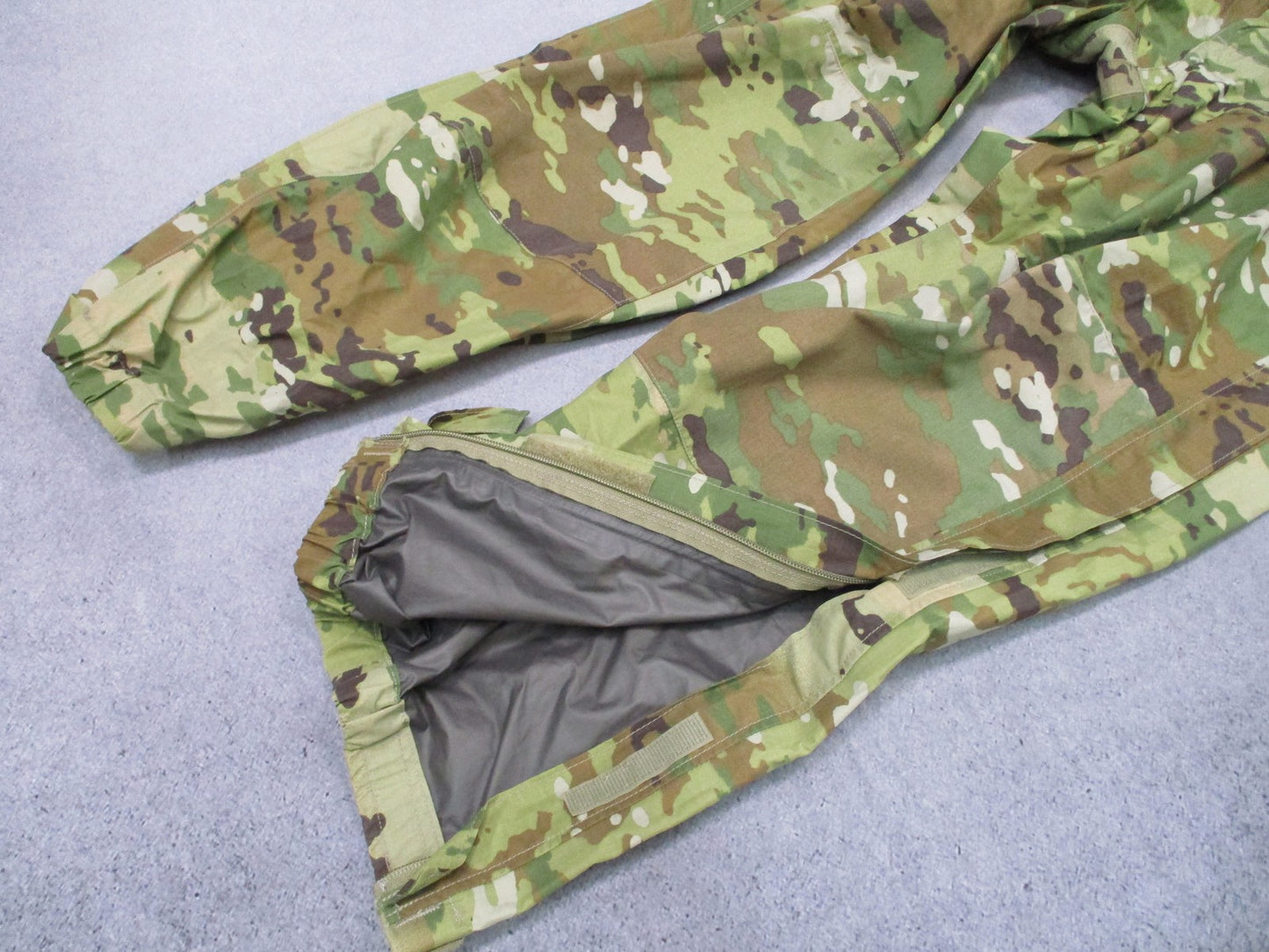 USGI ECWCS Gen III Level 6 Rain Pants OCP Scorpion Medium Regular - USED -