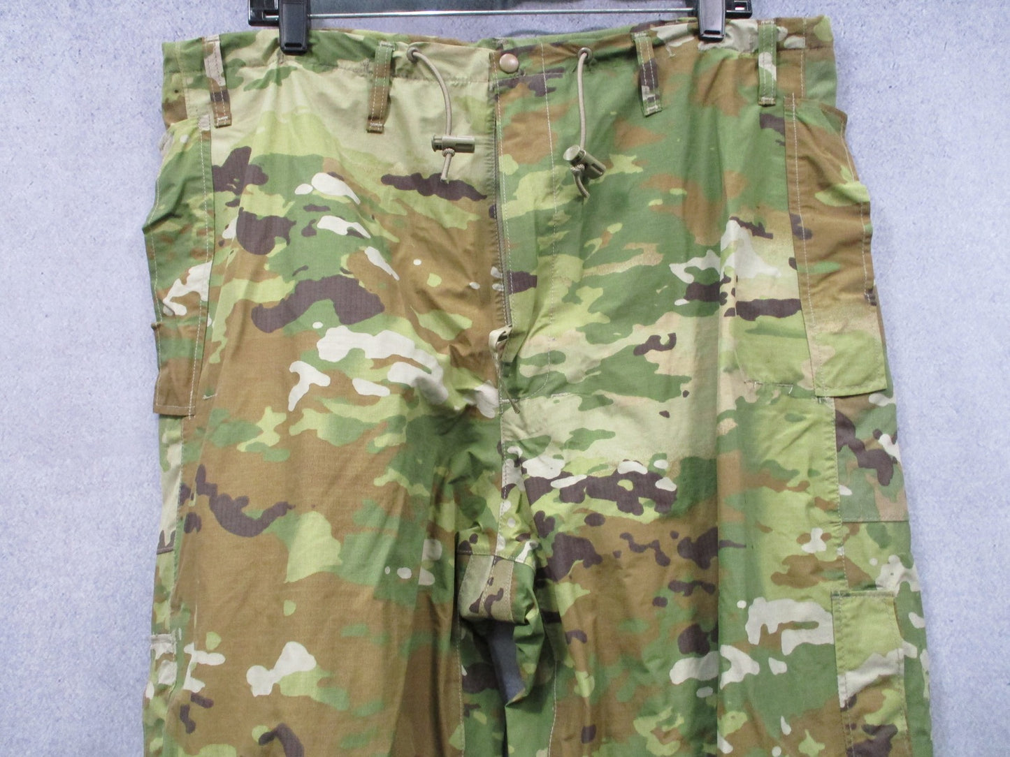USGI ECWCS Gen III Level 6 Rain Pants OCP Scorpion Medium Regular - USED -