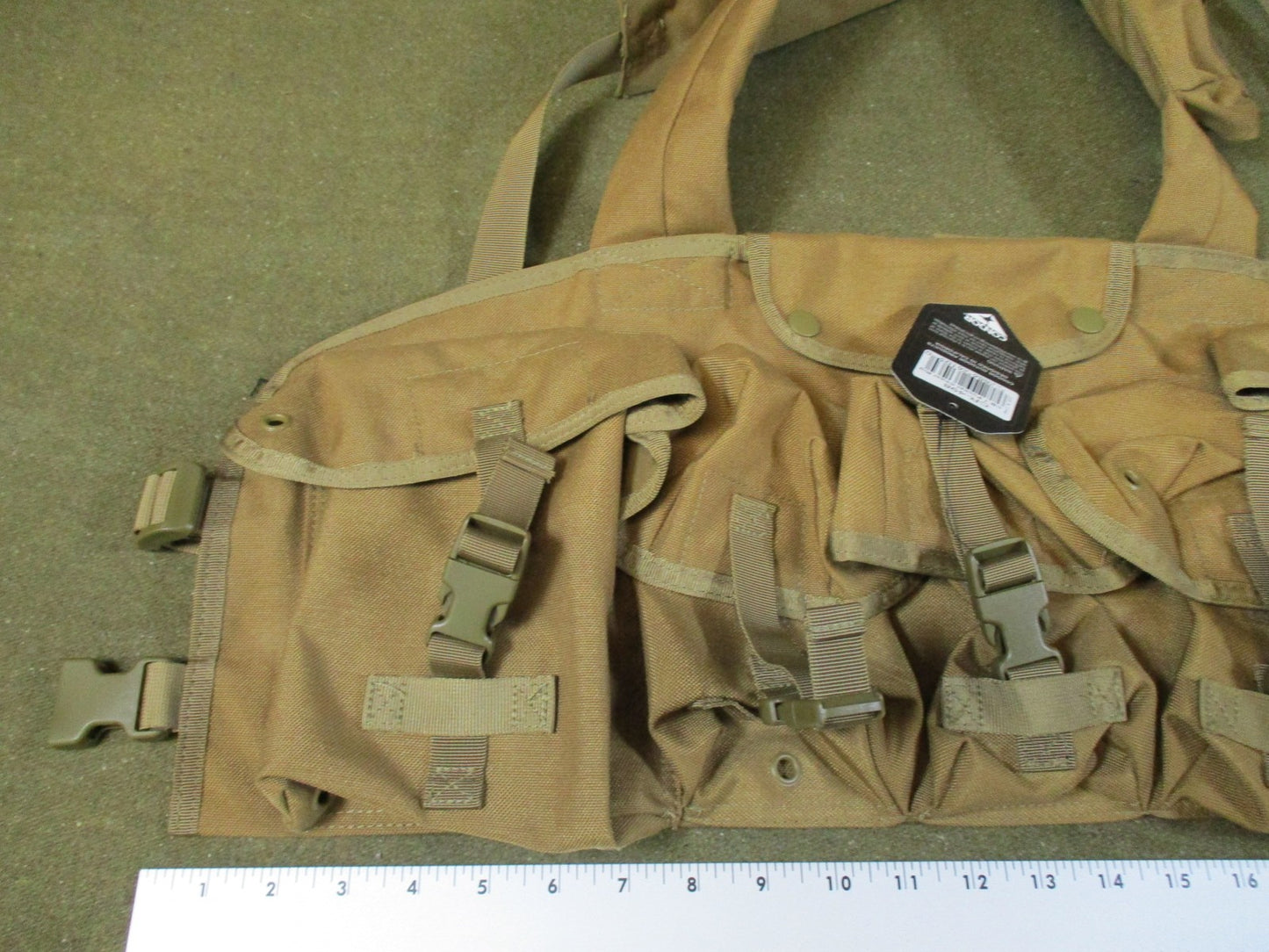 New Condor CR-498 7-Pocket Chest Rig Coyote Brown Tactical Gear