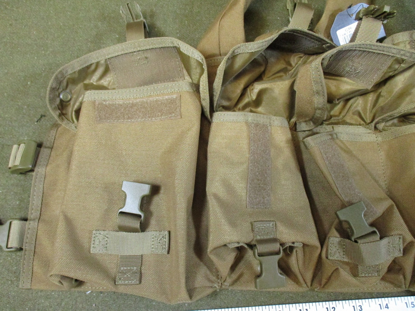 New Condor CR-498 7-Pocket Chest Rig Coyote Brown Tactical Gear
