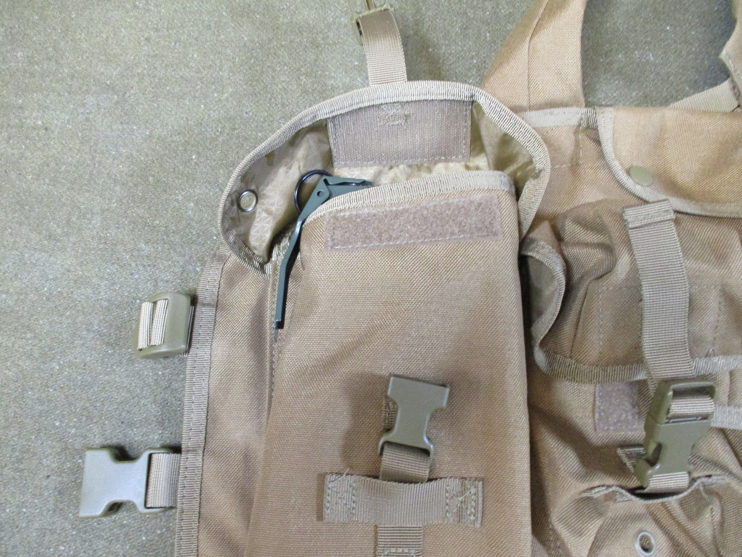 New Condor CR-498 7-Pocket Chest Rig Coyote Brown Tactical Gear
