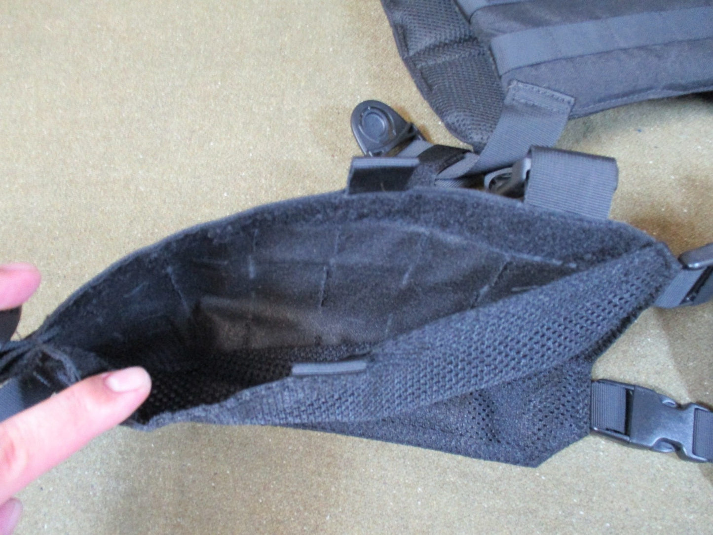 New Condor Ronin Chest Rig Tactical MOLLE Vest Black Adjustable swat team