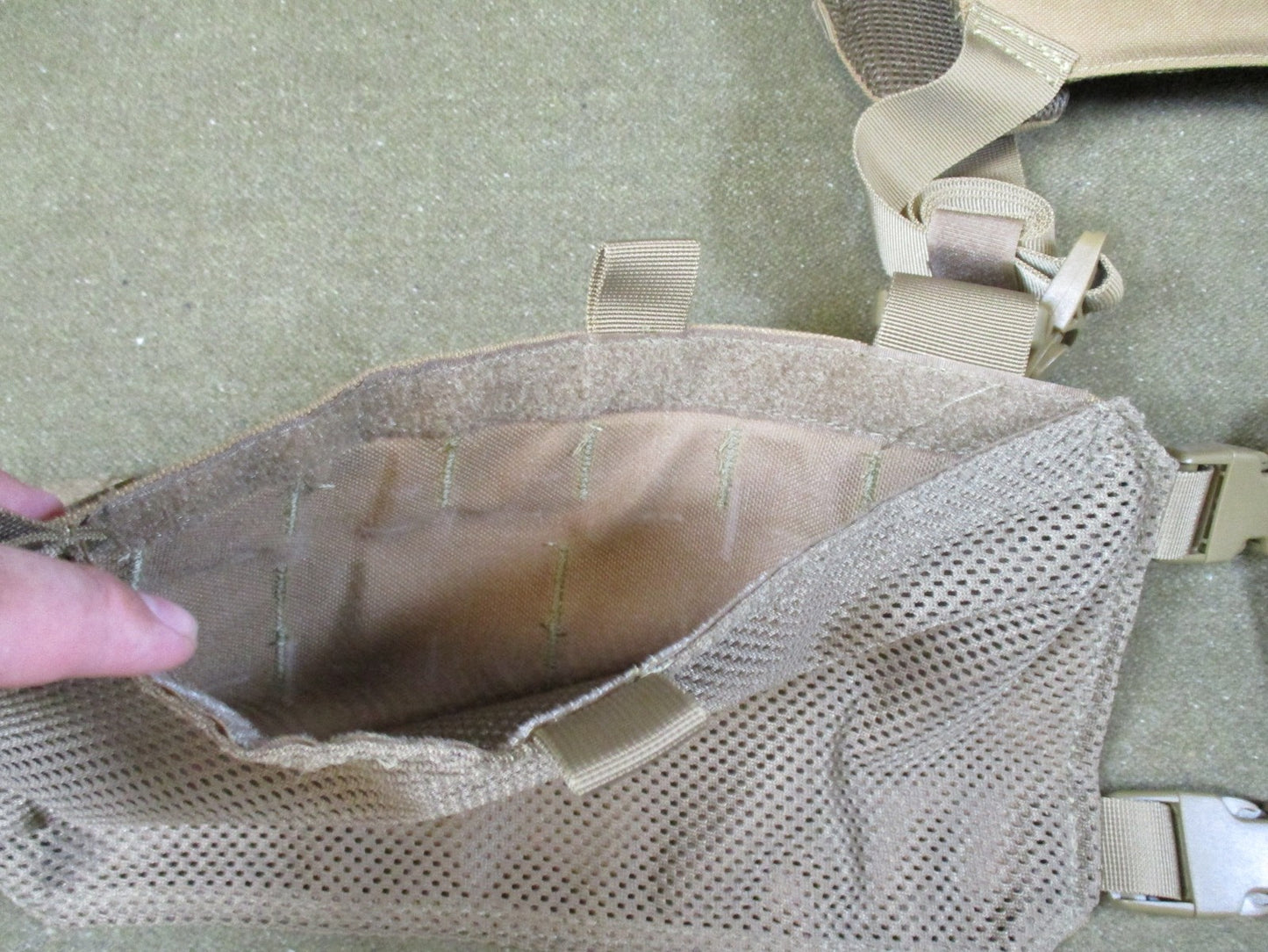 condor ronin chest rig split front chest rig molle gear coyote brown