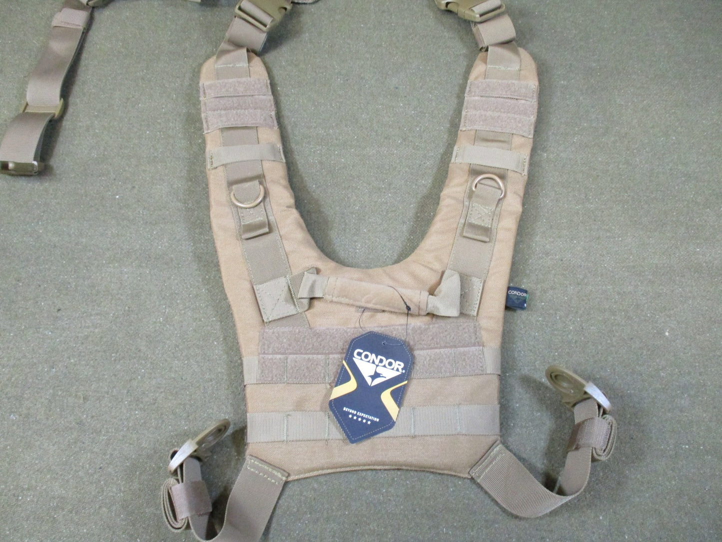 condor ronin chest rig split front chest rig molle gear coyote brown