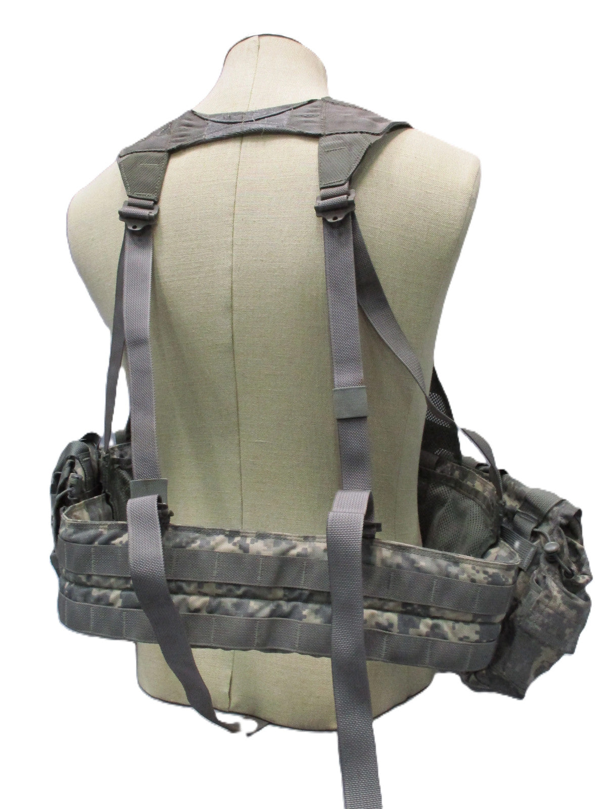 USGI MOLLE II FLC Vest Rifleman Set ACU UCP 9 Pouches Fighting Load Carrier