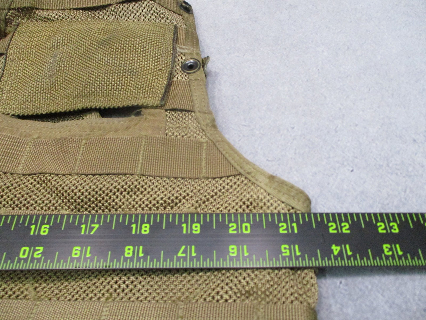 US Military Surplus CMU-36/P Survival Vest MOLLE Tactical Gear Tan