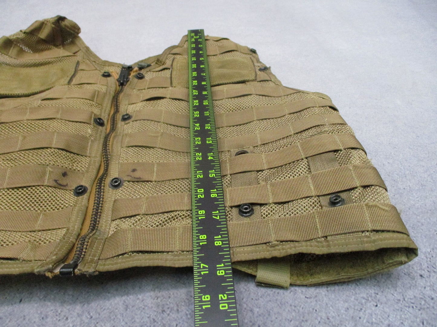 US Military Surplus CMU-36/P Survival Vest MOLLE Tactical Gear Tan