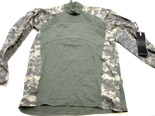 NEW MASSIF ARMY ACU DIGITAL COMBAT SHIRT UCP LARGE FR TOP FIRE RETARDANT LRG