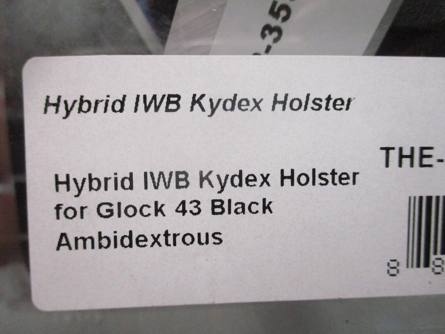 Armament The Recruiter-355 Hybrid IWB Kydex Holster for Glock 43 Ambidextrous