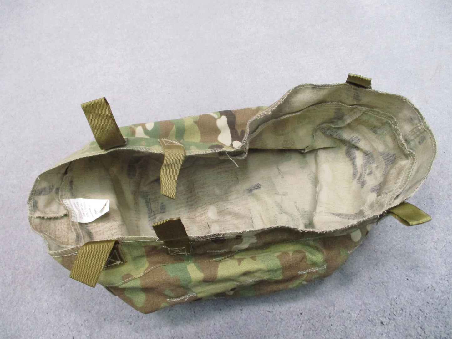 MultiCam Tactical Helmet Cover Size Medium/Large 50/50 Nylon Cotton PASGT