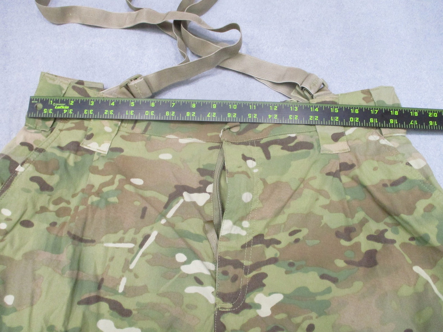 US Military PCU Level 5 Soft Shell Trousers Multicam Large Regular w/ Suspenders