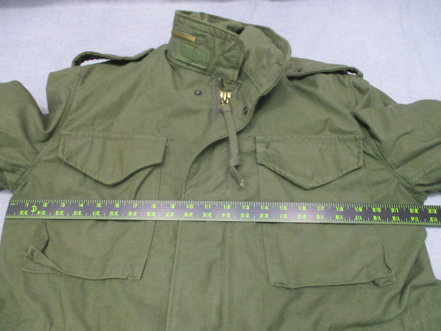 Vintage Alpha Industries M-65 Field Jacket OG-107 Olive Green Medium Regular