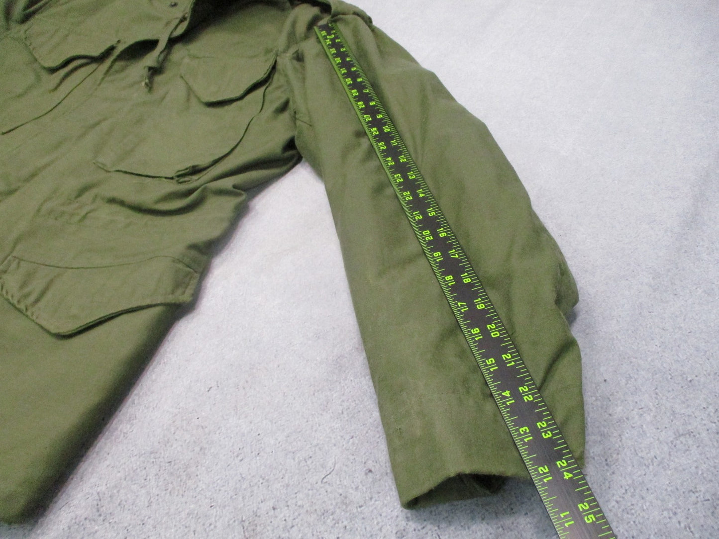 Vintage Alpha Industries M-65 Field Jacket OG-107 Olive Green Medium Regular