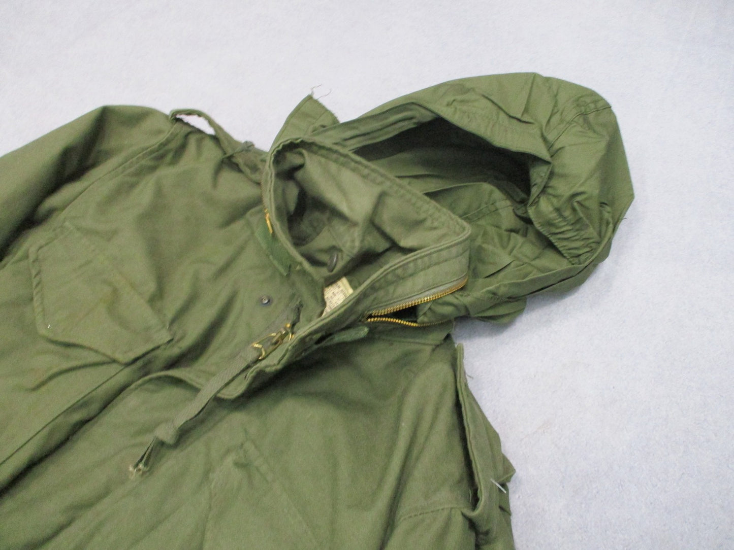 Vintage Alpha Industries M-65 Field Jacket OG-107 Olive Green Medium Regular