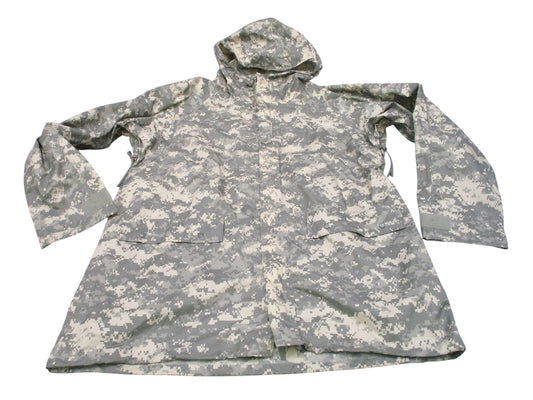 MEDIUM ARMY ACU DIGITAL WET WEATHER IMPROVED RAINSUIT JACKET 8415-01-527-4614