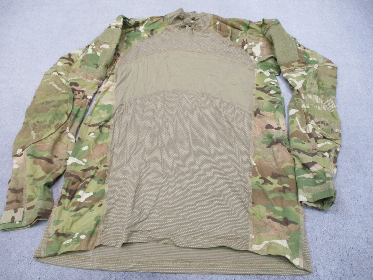 USGI Army Combat Shirt Flame Resistant MultiCam Size Large Tactical Uniform