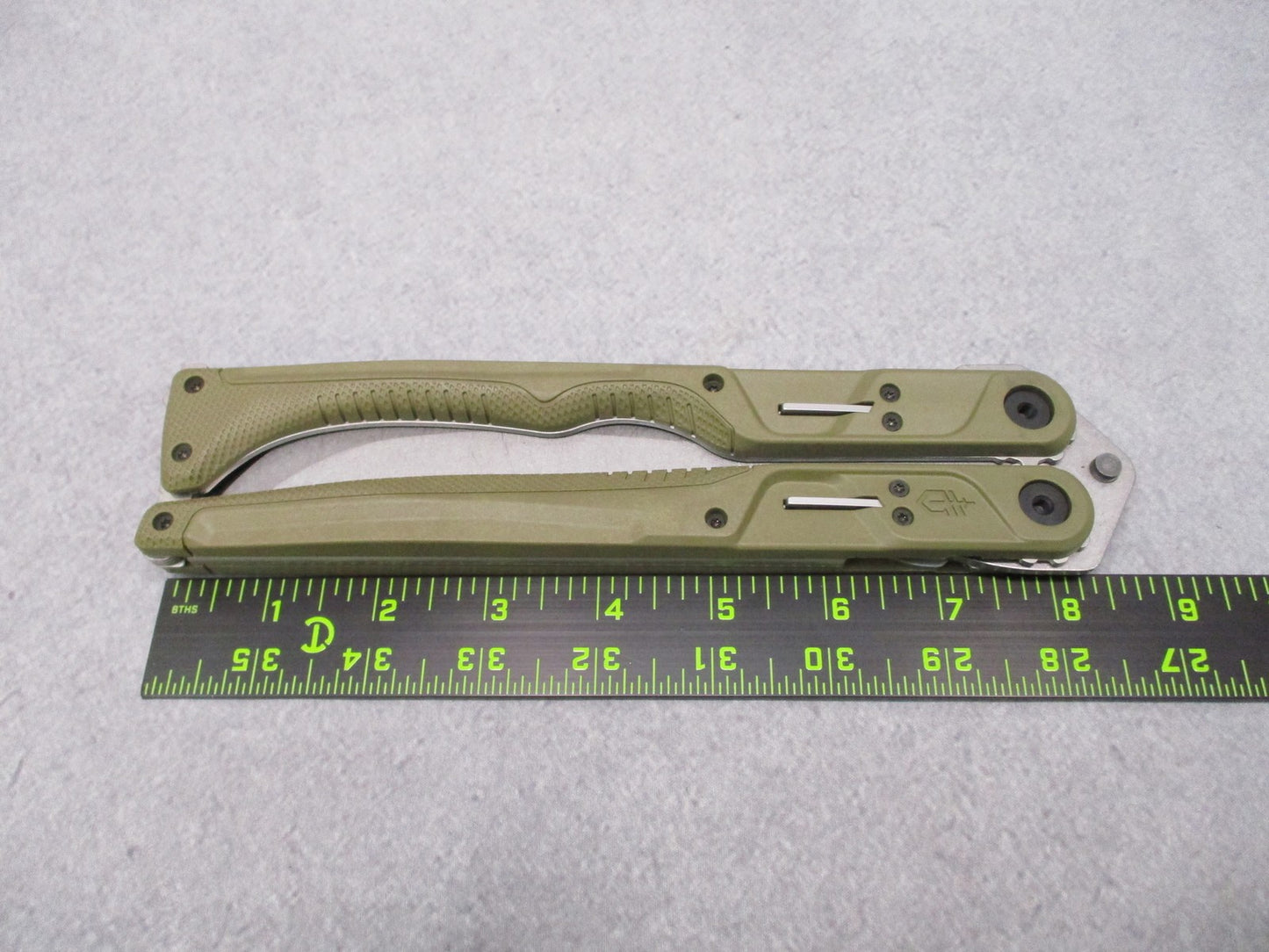 Gerber DoubleDown Folding Machete OD Green 420HC w/ Sheath Box USA