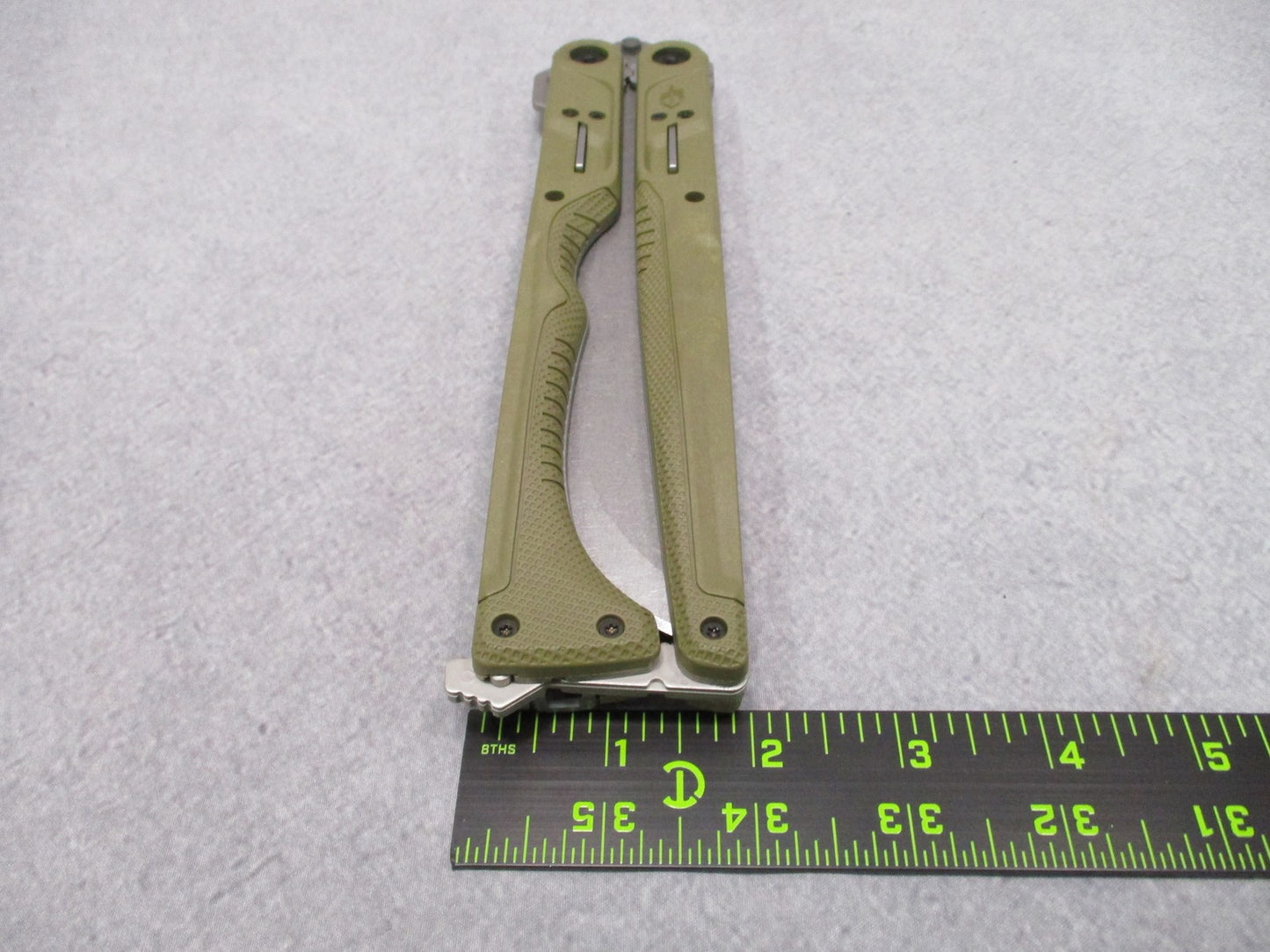 Gerber DoubleDown Folding Machete OD Green 420HC w/ Sheath Box USA
