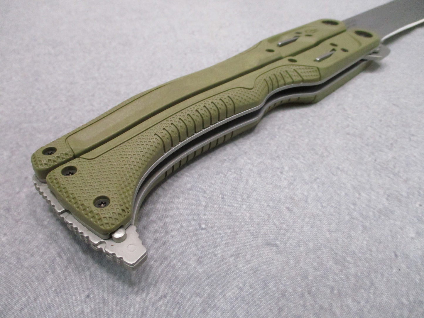 Gerber DoubleDown Folding Machete OD Green 420HC w/ Sheath Box USA