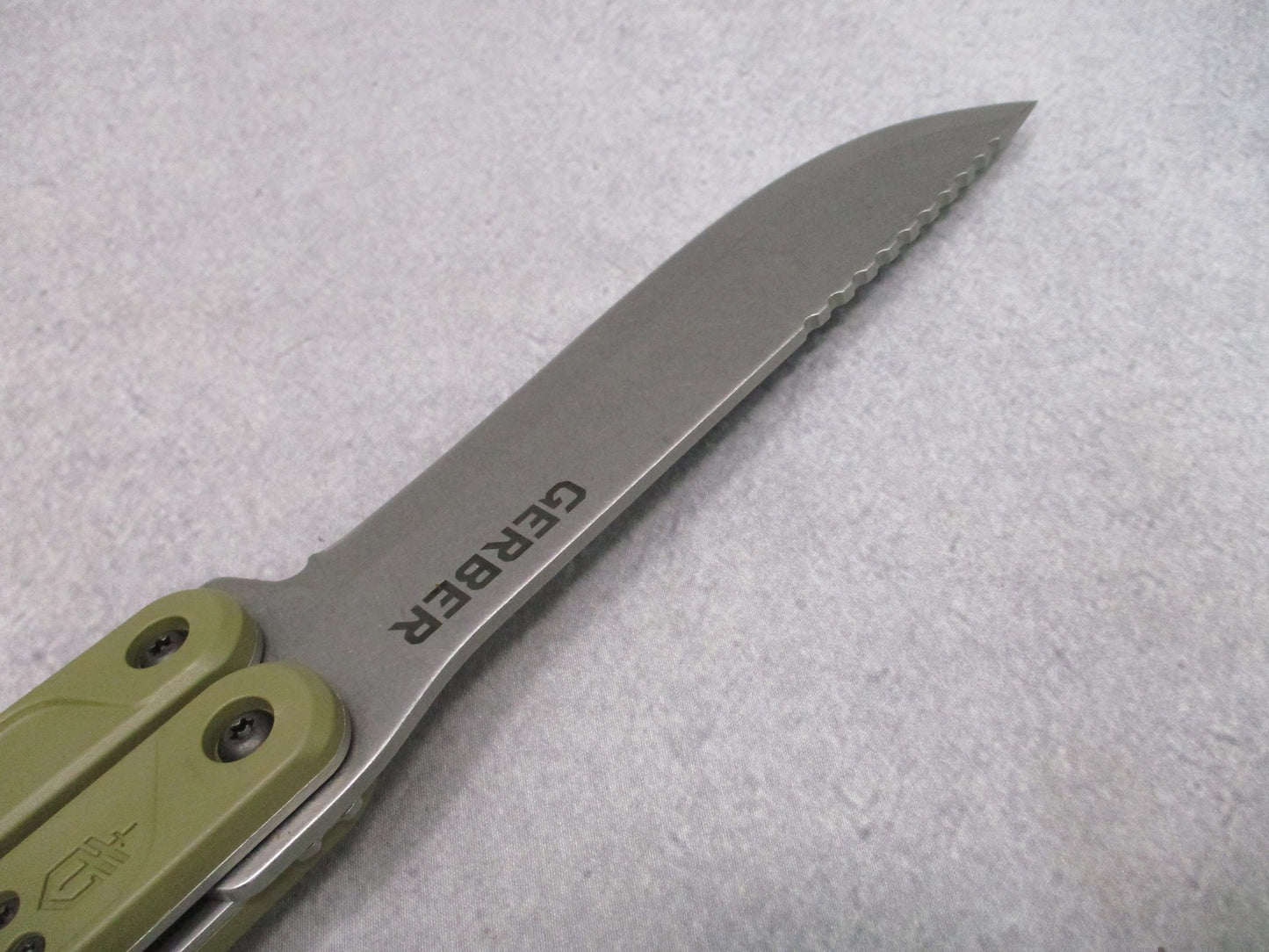 Gerber DoubleDown Folding Machete OD Green 420HC w/ Sheath Box USA