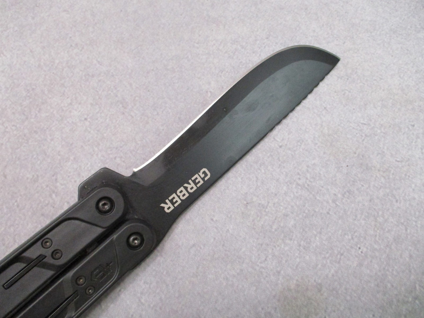 Gerber DoubleDown Folding Machete 420HC Black w/ Sheath Box USA Made