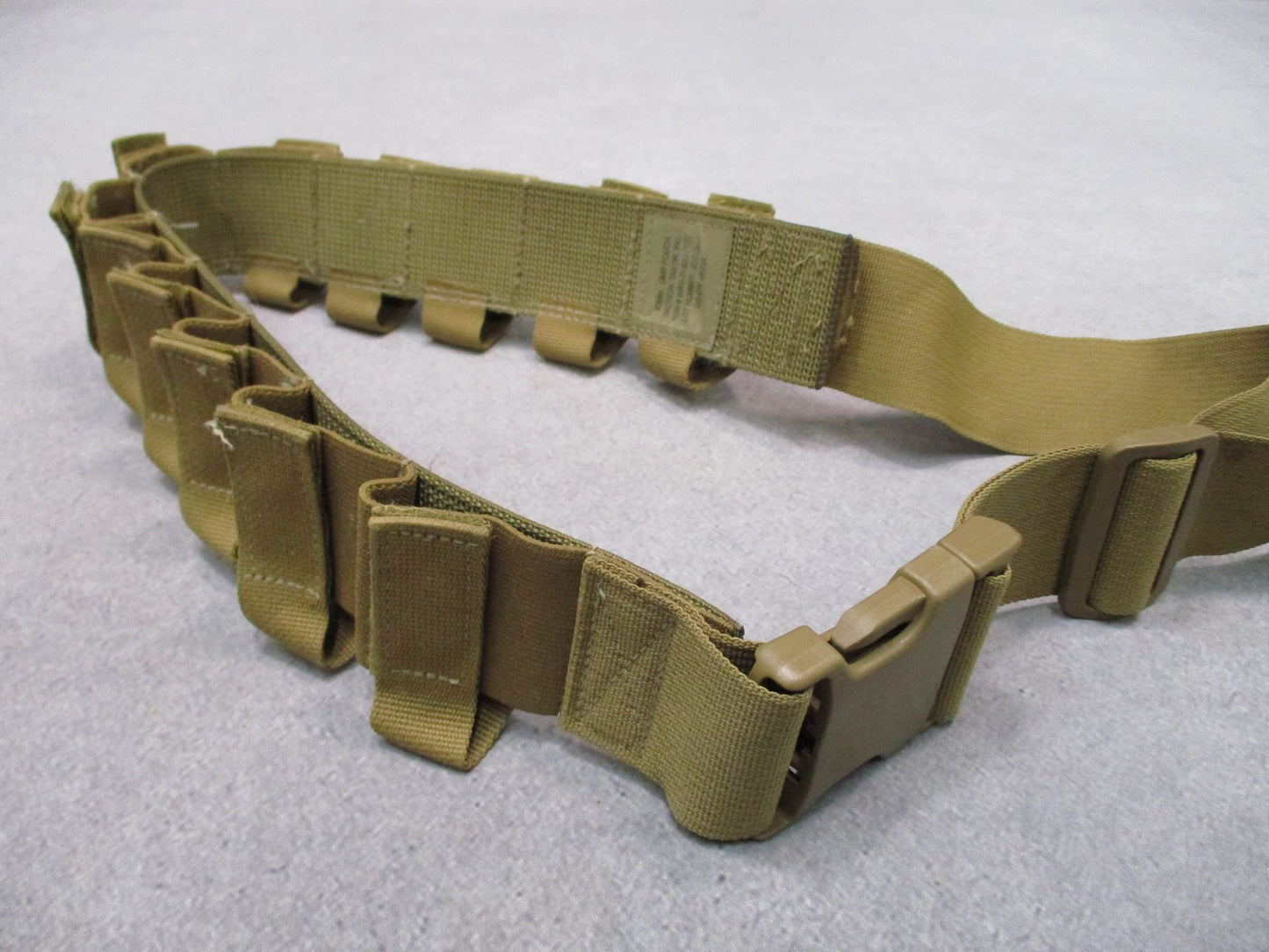TACTICAL TAILOR 40mm BELT 12 ROUND 203 BANDOLEER COYOTE BROWN USMC ISSUE GMR 320