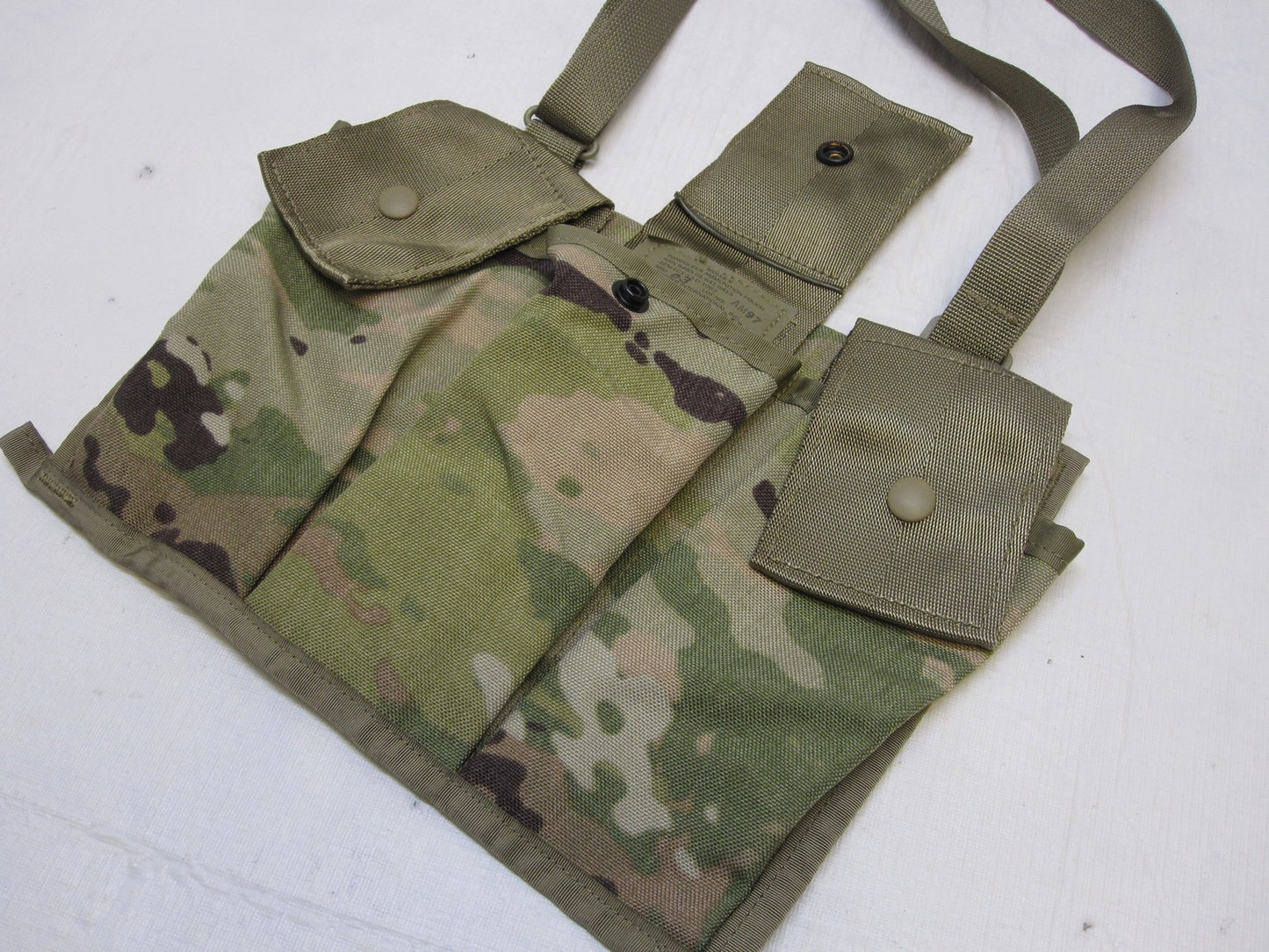 USGI ARMY OCP SCORPION 6 MAGAZINE POUCH 30 ROUND BANDOLEER MAG HOLDER 5.56/.223