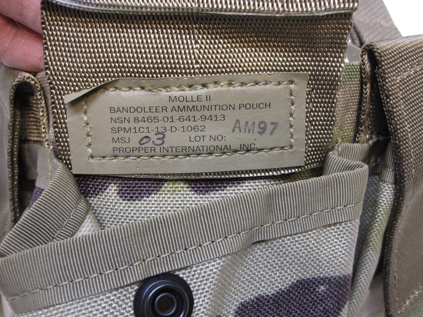 USGI ARMY OCP SCORPION 6 MAGAZINE POUCH 30 ROUND BANDOLEER MAG HOLDER 5.56/.223