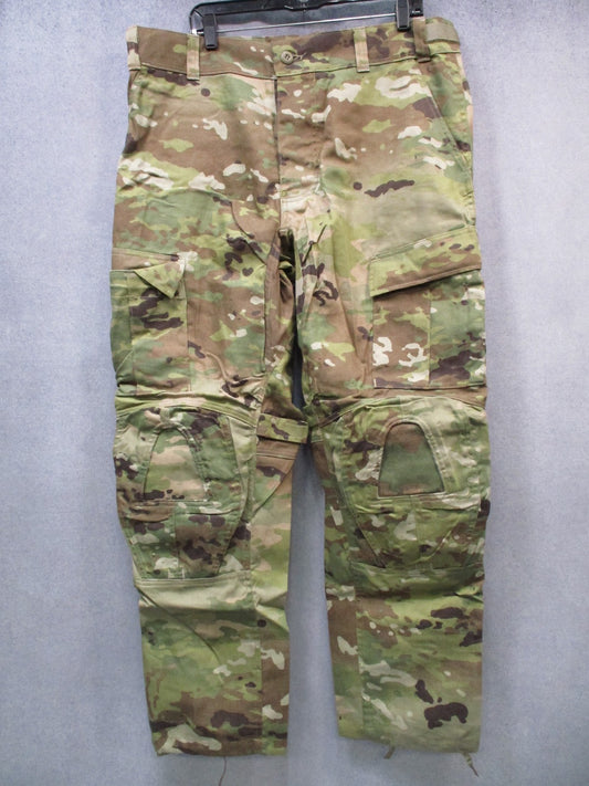 ARMY ADVANCED COMBAT PANTS W/ CRYE KNEE PAD SLOTS LARGE/REGULAR SCORPION OCP