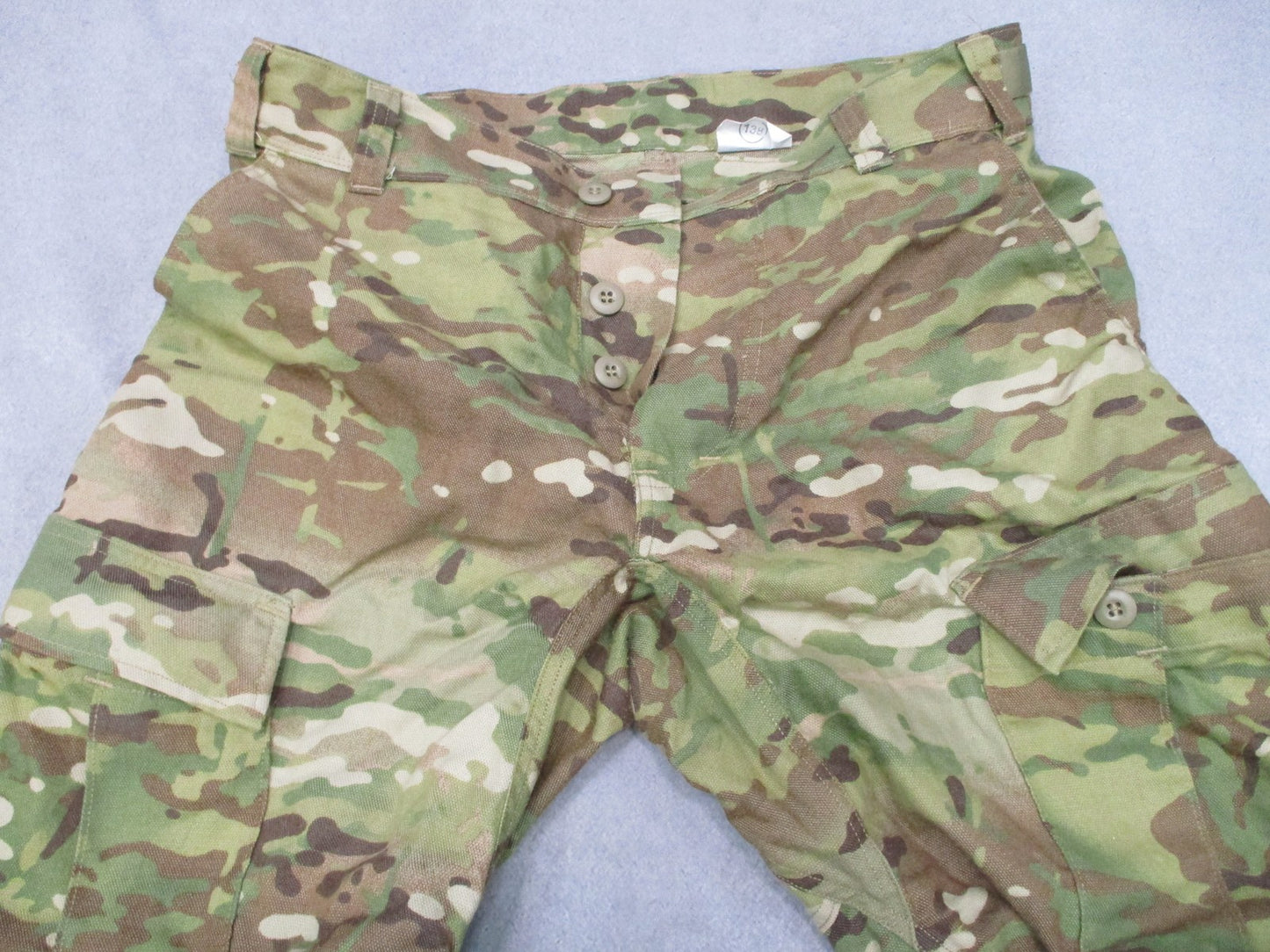 USED ARMY ADVANCED COMBAT PANTS W/ CRYE KNEE PAD SLOTS MEDIUM/LONG MULTICAM OCP