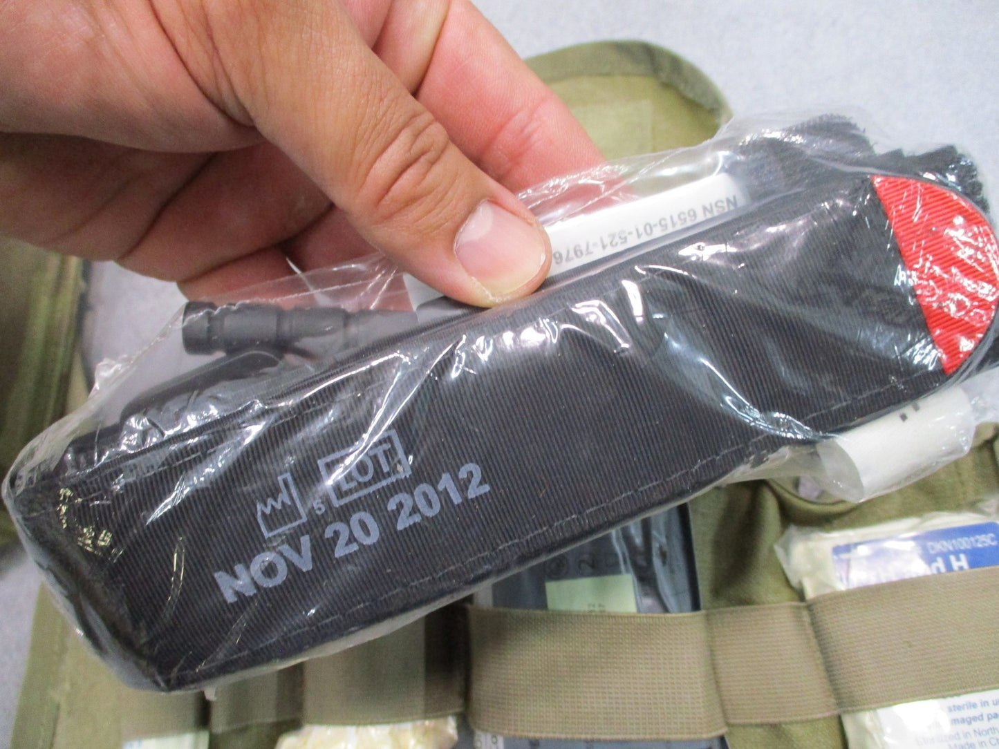 USGI Army OCP IFAK Tactical First Aid Kit MultiCam Pouch CAT Tourniquet Expired