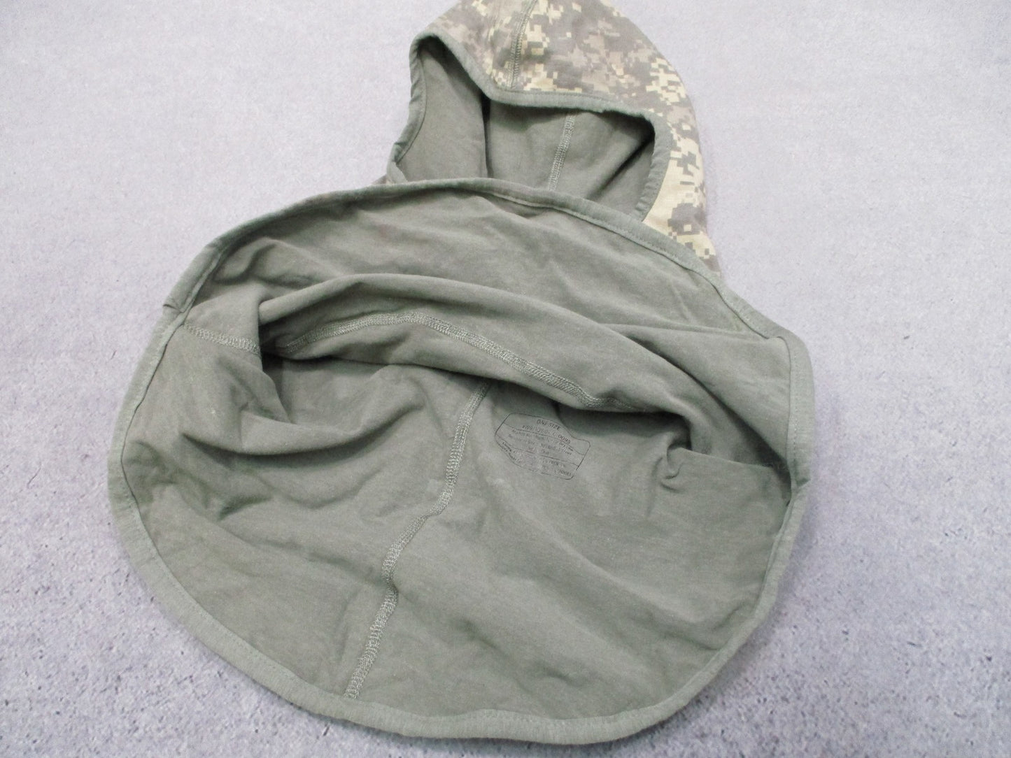 UCP ACU Digital Camo Balaclava Face Mask Hood One Size Cold Weather Military