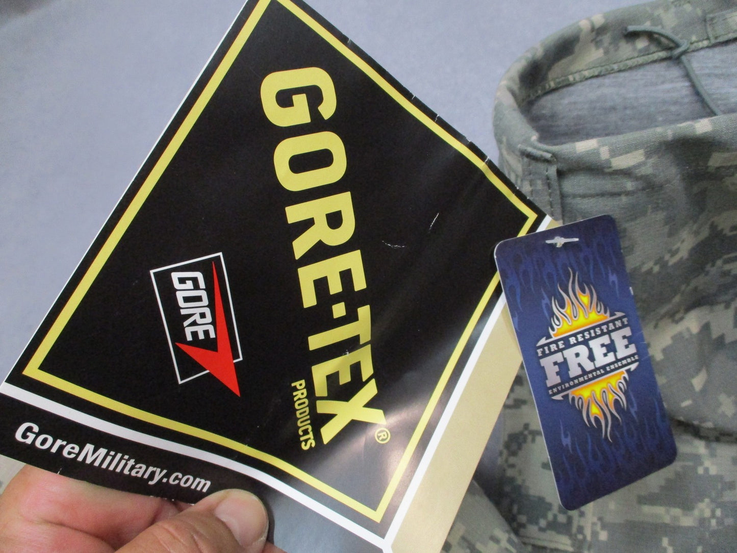 GORE-TEX FREE EWOL TROUSER ACU Digital Camo Fire Resistant Pants Large Long