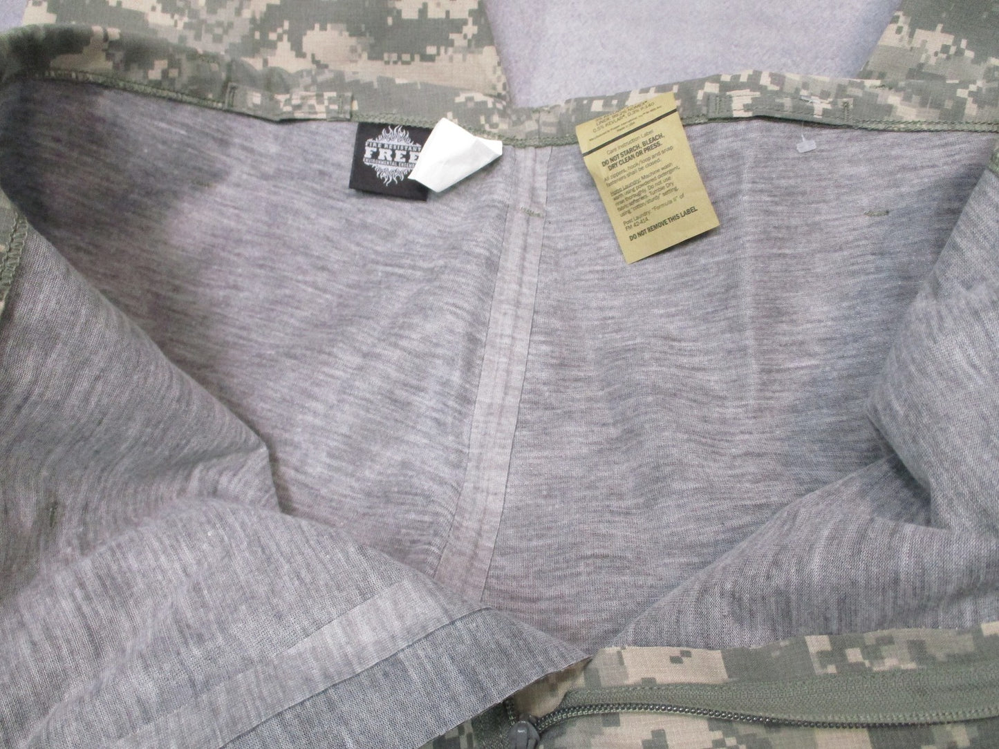 GORE-TEX FREE EWOL TROUSER ACU Digital Camo Fire Resistant Pants Large Long
