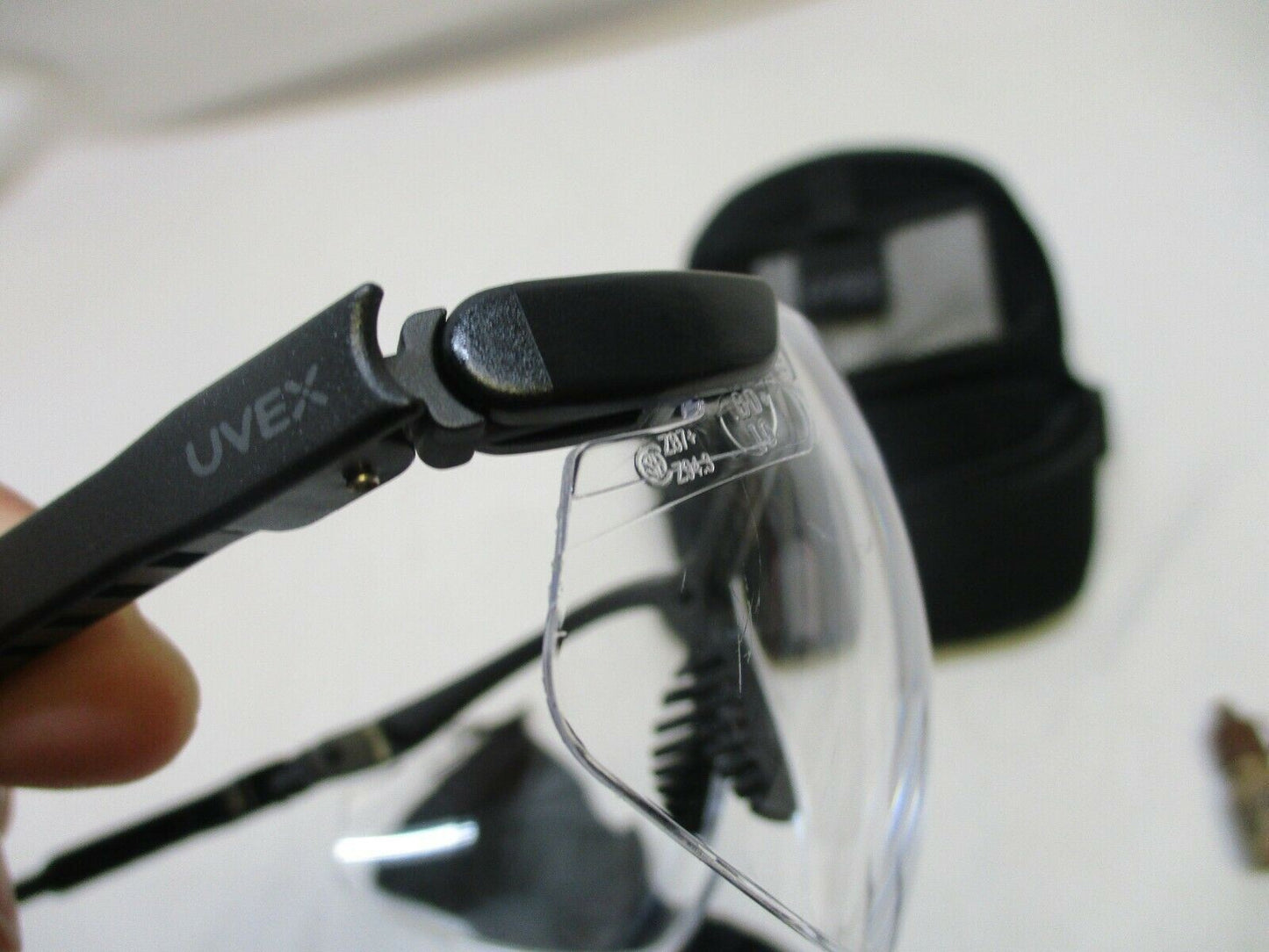 MILITARY SAFETY GLASSES UVEX XC GENESIS EYE PRO KIT CLEAR & DARK LENS Z87.1 APEL