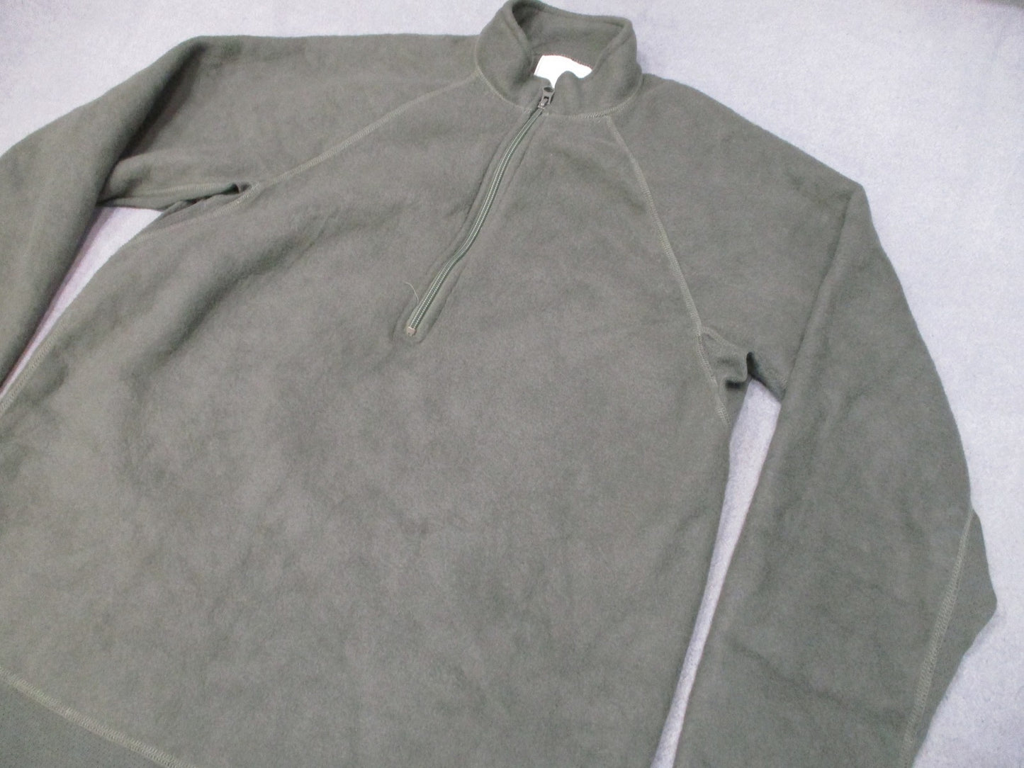 US Army Peckham Nomex FR Mid-Weight 1/4 Zip Shirt Foliage Green Large Long