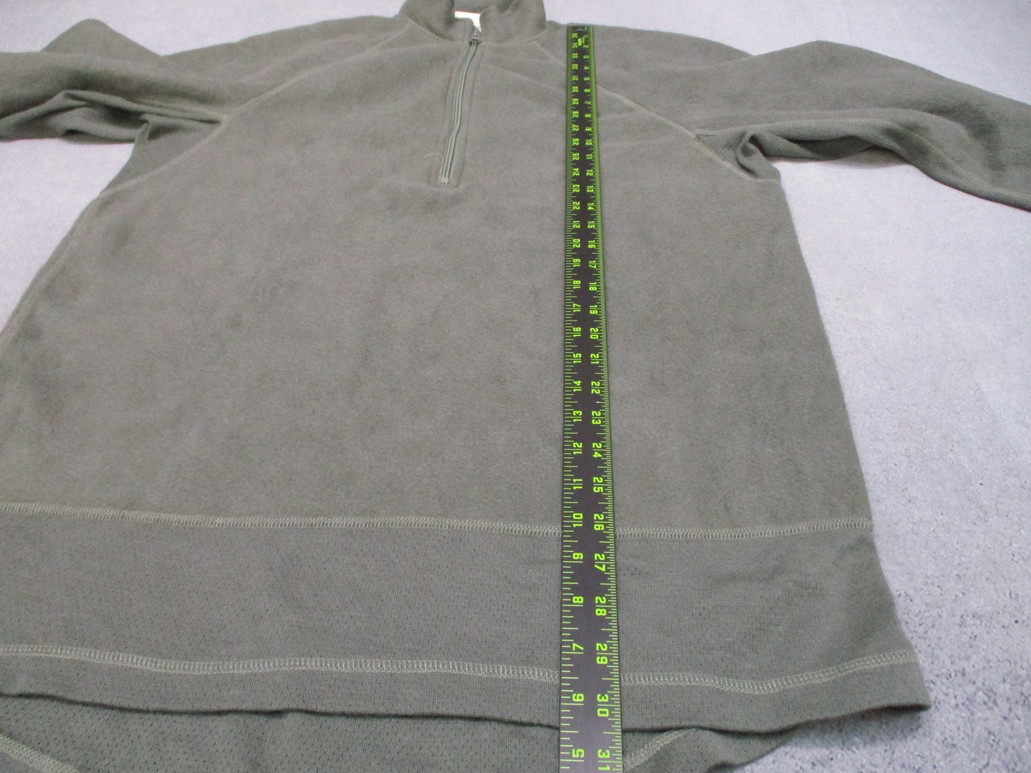 US Army Peckham Nomex FR Mid-Weight 1/4 Zip Shirt Foliage Green Large Long