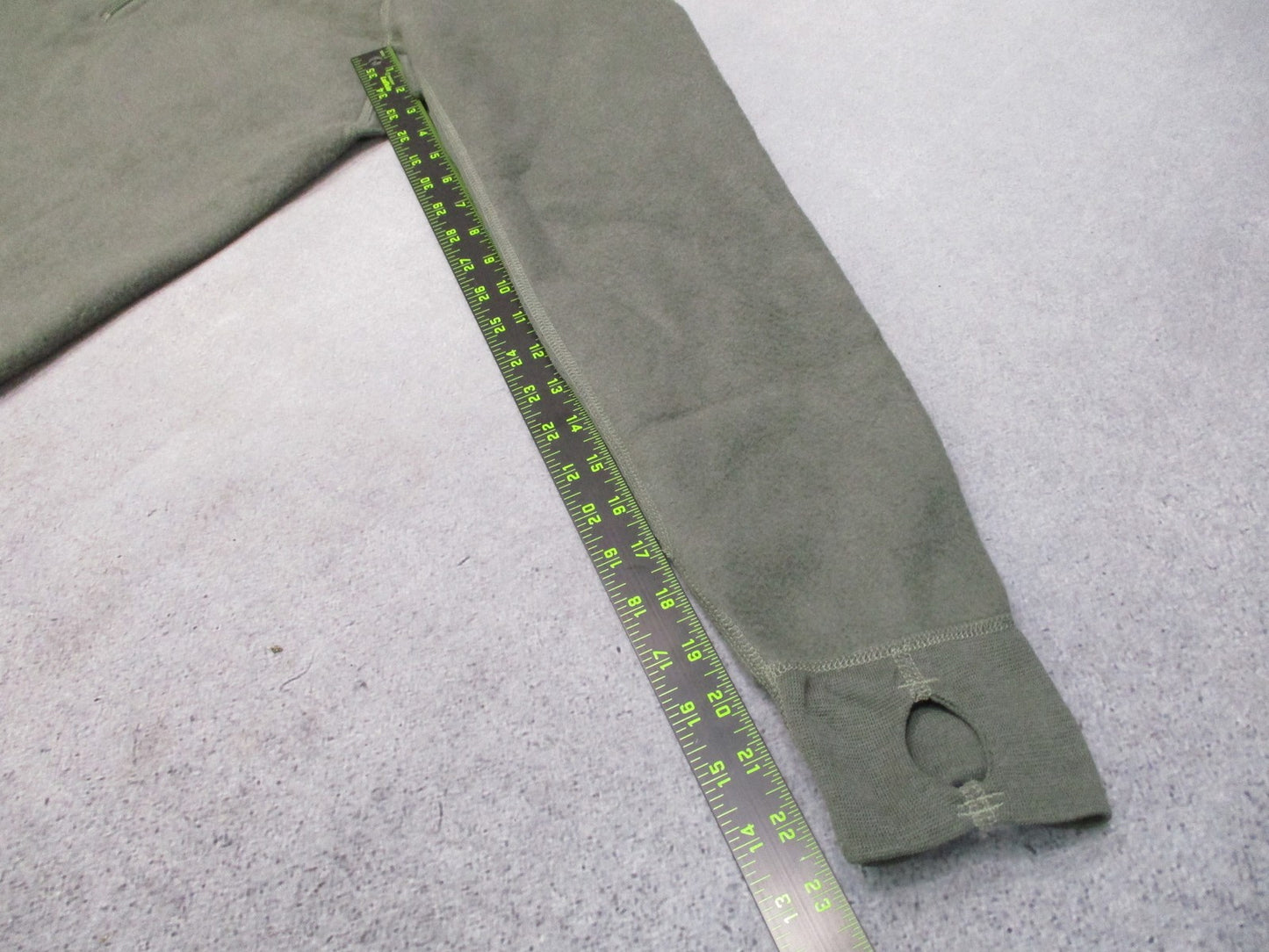 US Army Peckham Nomex FR Mid-Weight 1/4 Zip Shirt Foliage Green Large Long