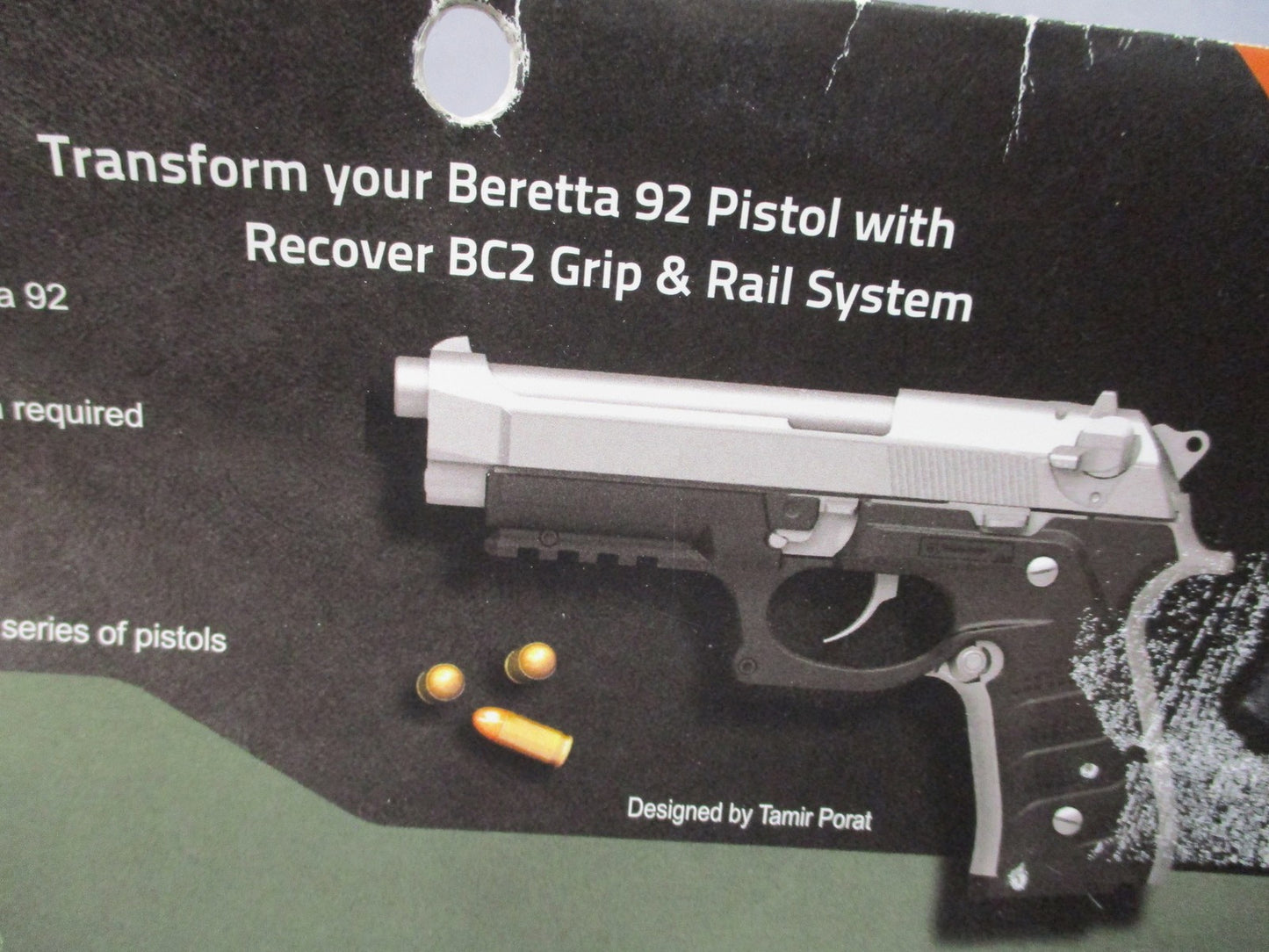 Recover Tactical BC2 Grip & Rail System for Beretta 92/96 - Olive Drab Green