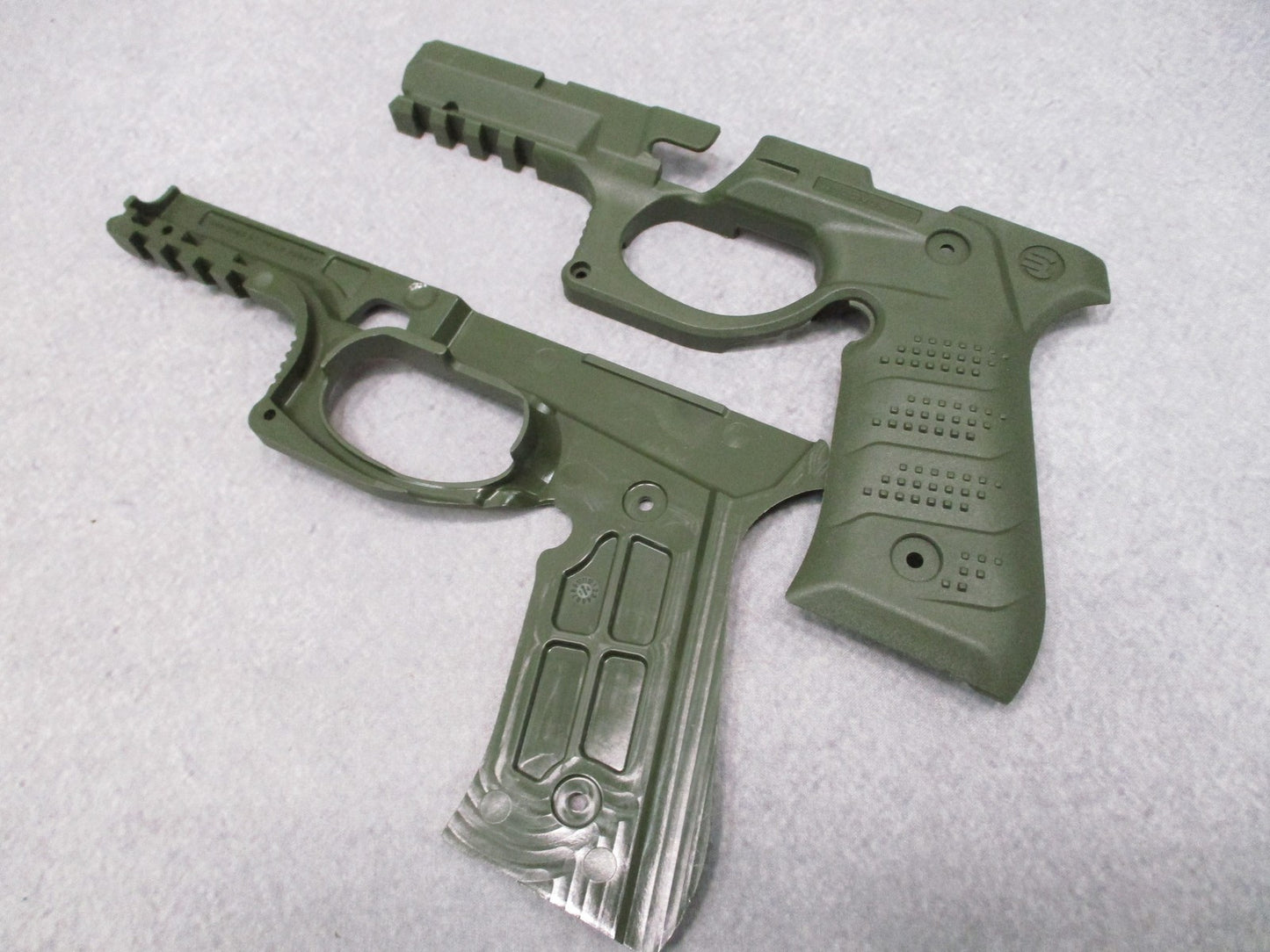 Recover Tactical BC2 Grip & Rail System for Beretta 92/96 - Olive Drab Green