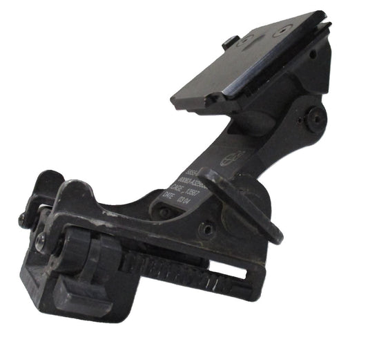 BLACK NOROTOS RHINO NVG HELMET MOUNT PVS 7/14 DROP LEVER A3256368 NIGHT VISION