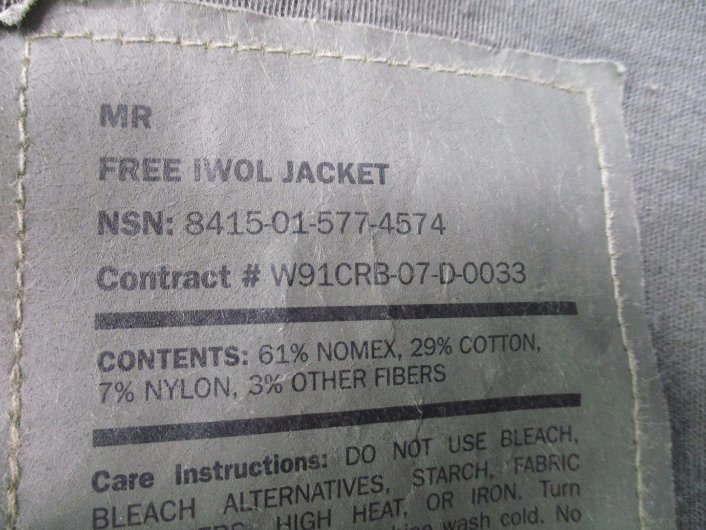 Massif FREE IWOL Jacket UCP Digital Camo Flame Resistant Military Surplus Size M