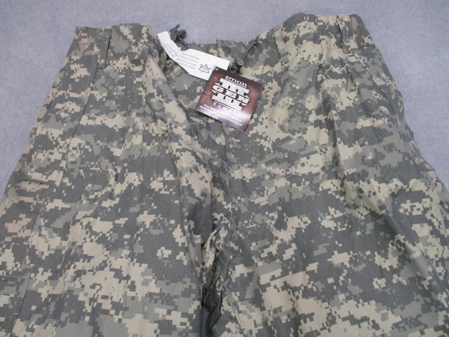 New US Army GEN III ECWCS Gore-Tex Trousers Medium Regular Digital Camo Pants
