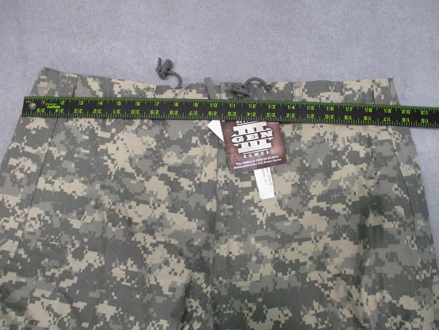 New US Army GEN III ECWCS Gore-Tex Trousers Medium Regular Digital Camo Pants