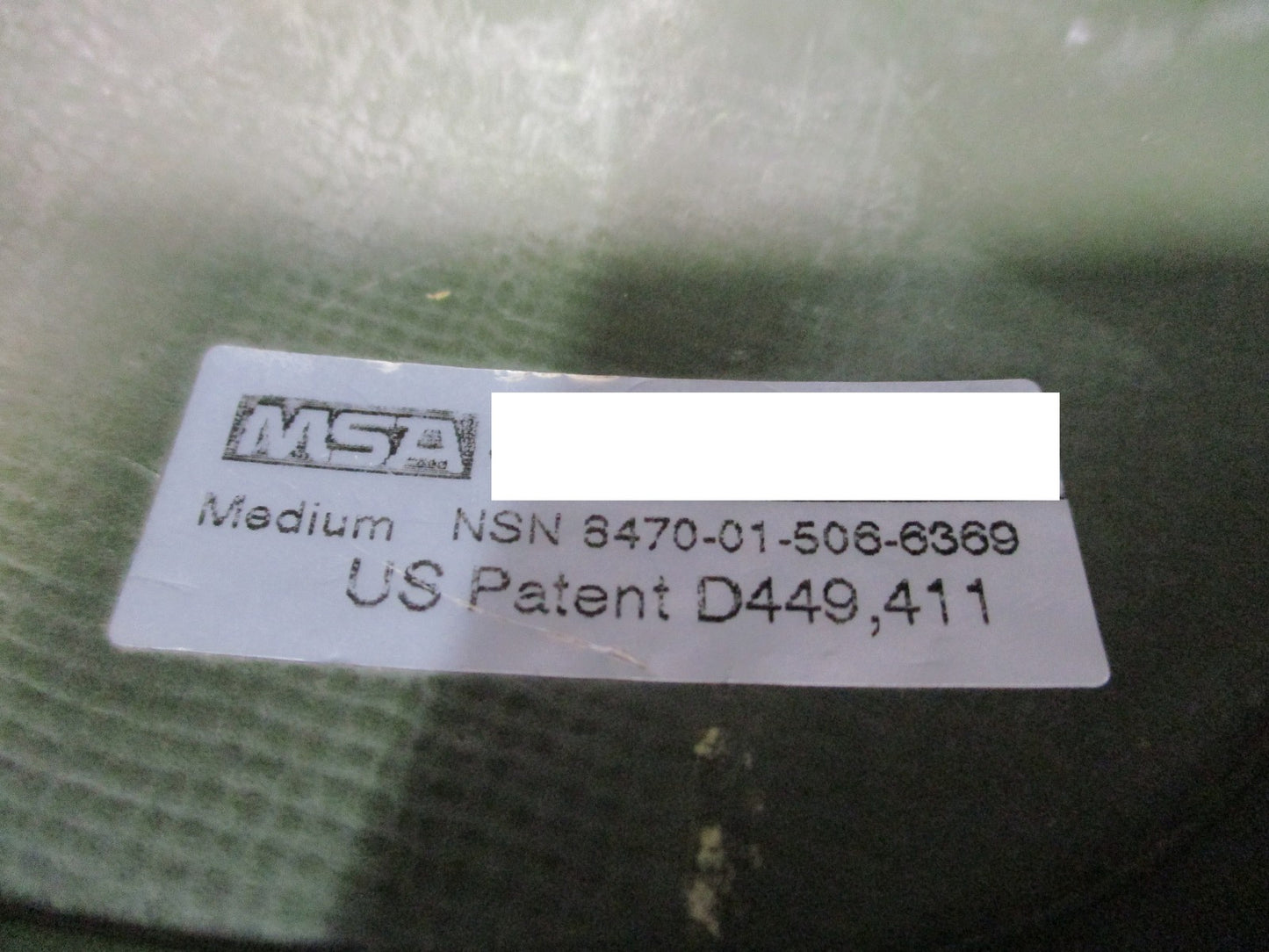 MSA Gallet Advanced Combat Helmet Medium OD Green Ballistic Style Helmet ACH